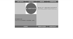 Desktop Screenshot of d-artists.de